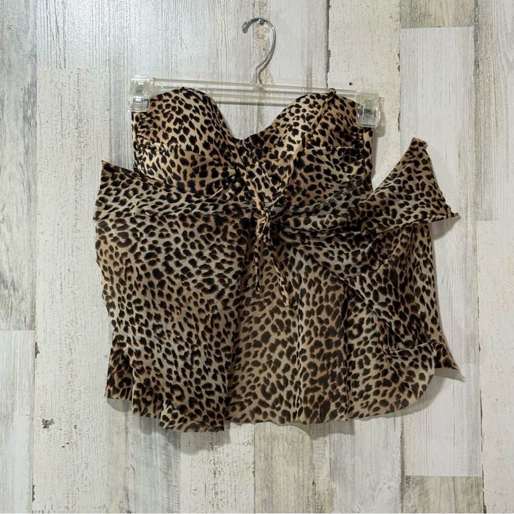 Merona Leopard Print Bikini - Picture 4 of 11
